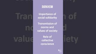 Functionalism and Durkheim  60 Second Sociology Sociological Theory and Debates [upl. by Sum117]