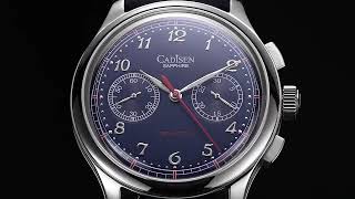 Cadisen Watch C8212 Mens 100M Waterproof 40MM MultifuncMechanical Domed AR Sapphire Crystal Watch [upl. by Len]