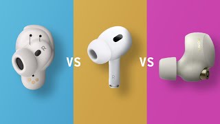 Airpods Pro 2 vs Bose QuietComfort Earbuds II vs Sony WF1000XM4 [upl. by Prudence992]