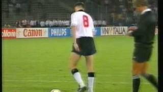 England v Germany penalties 1990 World Cup semifinal [upl. by Nosmoht578]