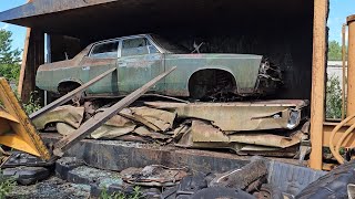 Car Crusher Crushing Cars 131 1969 plymouth roadrunner [upl. by Ihcego]