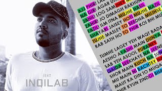 INQILAB  JJ47 Verse  Rap Rhyme Scheme [upl. by Atnwahs]