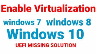 How to Enable Virtualization in Windows 10Enable Virtualization in PCWindows 10 hp virtualization [upl. by Rhodia]