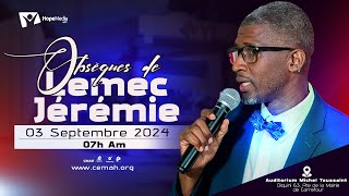 CÉRÉMONIE DE CÉLÉBRATION DE LA VIE DE PASTEUR LEMEC JÉRÉMIE  MARDI 03 SEPTEMBRE 2024 [upl. by Philippine]