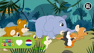 DE DIEREN UIT DE DIERENTUIN  Dierendag  Kinderliedjes  Minidisco [upl. by Nairbal]