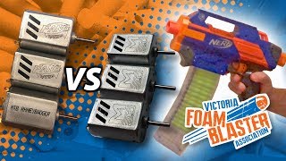 Fang RV  Honey Badger vs 3 Meishel Nerf RapidPistol Mod Demonstration [upl. by Silirama442]