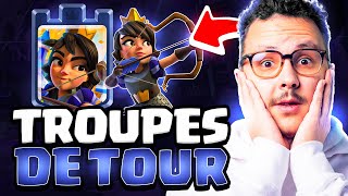 Les troupes de tour arrivent dans clash royale  nouvel équilibrage [upl. by Ahsak]