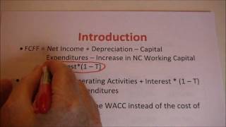 Free Cash Flow to Firm Example [upl. by Hali]