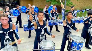 Blue Devils Drumline 2022 Warmups Full Show Quality Audio MultiCam [upl. by Acessej]