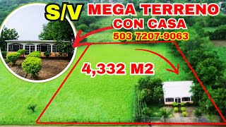 SV MEGA TERRENO CON CASA 4332 M2 [upl. by Newra]