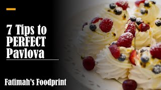 Perfect Pavlova Recipe  Easy Mini Pavlova  Fatimahs Foodprint [upl. by Ynabe]