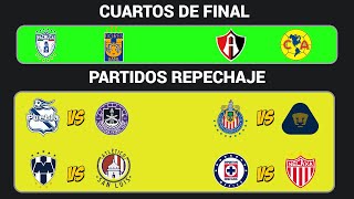 ASÍ se JUGARÁN los PARTIDOS de REPECHAJE en la LIGA MX torneo CLAUSURA 2022 [upl. by Nyrahtak]