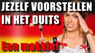 Spreek jij geen woord Duits Hierna WEL deel1 Jezelf voorstellen [upl. by Llertal]