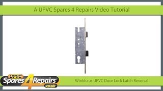 Winkhaus Door Lock Case Latch Reversal [upl. by Daisy]