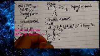 d electron count relationship with Geometry Coordination Number 2 3 4 [upl. by Haroved]