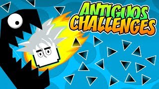 JUGANDO ANTIGUOS CHALLENGES DIFÍCILES  GEOMETRY DASH  VRO [upl. by Imeka148]