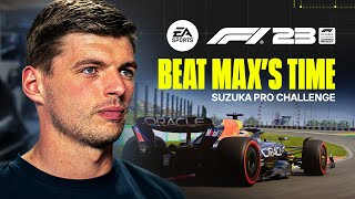 F1® 23  Take on Max Verstappen’s Lap Time at Suzuka  Pro Challenge [upl. by Arratal]