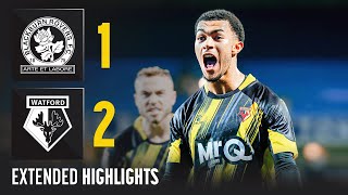 Extended Highlights 🎞️  Blackburn Rovers 12 Watford [upl. by Trenna]