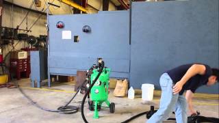 How to Use the DB150 wet blasting machine [upl. by Kitrak]