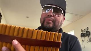 pan flute tutorial  lesson 1  how to place and blow  english version [upl. by Olegnaleahcim]