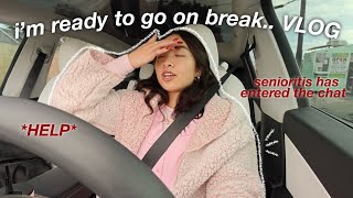 im ready to go on break VLOG  Vlogmas Day 18 [upl. by Bethezel889]