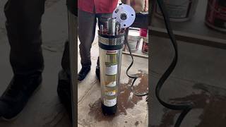 75HP submersible pump set for agriculture use submersiblepump agruculture ytshorts [upl. by Noyerb]