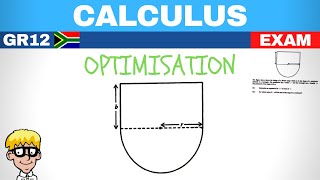 Calculus grade 12 Optimisation Exam [upl. by Rim]