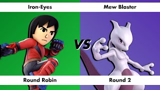 Latte Night Grind Round Robin Round 2 IronEyes ROBCorrin vs Mew Blaster Mewtwo [upl. by Dahcir551]