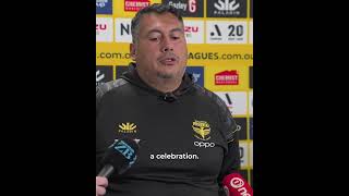 Chiefy speaks to the media ahead of the NZ Derby 💛🖤 [upl. by Amlev654]