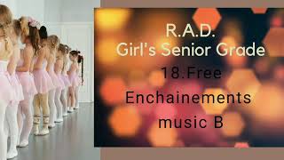 Ballet Senior Grade18Free Enchainement music B Mazurka [upl. by Perri]