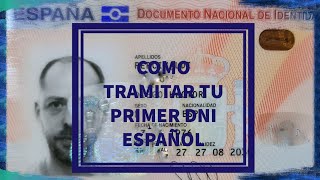 Como tramitar el primer DNI español [upl. by Guibert]