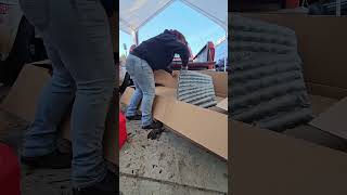 🛠️🧰 Truck Bed Tool Box Install with NatashasCars Shorts [upl. by Netsirc]