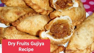 Diwali Special Milk powder and Dry Fruits Gujiya RecipeGujiya RecipeDry Fruits Gujiya Recipe [upl. by Artnoed]