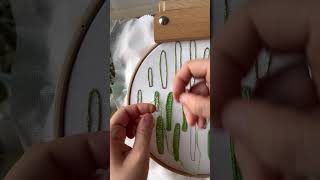 Stumpwork embroidery Jungle Part 3 embroidery needlelacing embroideryartist [upl. by Eugenides]