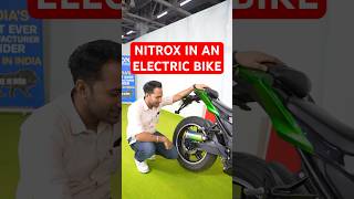 NITROX on a Electric Bike 😂 Hair Dryer System Speakers on Bike 🥳 at EV EXPO India 2024 ⚡️ONZO [upl. by Easton323]