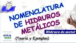 Nomenclatura de Hidruros Metálicos [upl. by Carrillo]