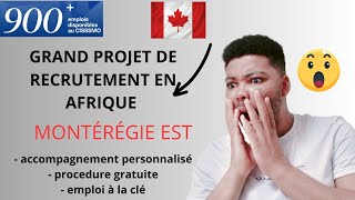 🚨 RECRUTEMENT EN AFRIQUE  NOUVEAU PROGRAMME DIMMIGRATION AU CANADA [upl. by Ytsud]