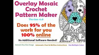 Transform Images into Overlay Mosaic Crochet Patterns with Online Tool that Does Most of the Work [upl. by Sateia]