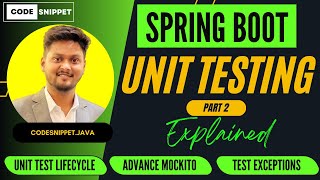 Unit Testing in Spring Boot with JUnit 5 and Mockito  Part 2 [upl. by Neved]