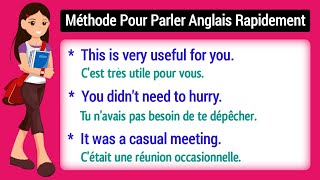 Méthode Pour Parler Anglais Rapidement 🔥 To Speak English and French Quickly [upl. by Daly]