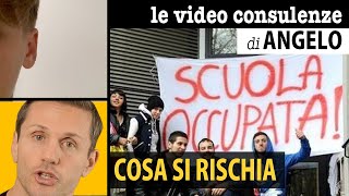 OCCUPARE LA SCUOLA cosa si rischia  avv Angelo Greco [upl. by Ynagoham]