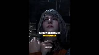 Ashley Graham ORIGINAL vs REMAKE  RE4  ashleygraham fyp residentevil shorts trending viral [upl. by Lrat428]