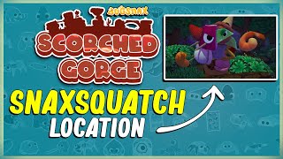 WHERE TO FIND THE SNAXSQUATCH AT SCORCHED GORGE  BUGSNAX  EASTER EGG LOCATION  CANDID CRYPTID [upl. by Ettedo754]