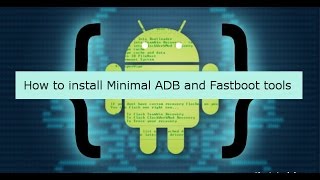 How To Install Minimal ADB and Fastboot on Pc  Easiest way [upl. by Aiceila528]