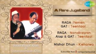 A Rare Jugalbandhi  Hindustani Classical Instrumental Jukebox  Vilayat Khan Bismillah Khan [upl. by Lias]