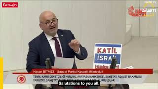 Moment Muslim MP suffers heart attack after impassioned speech on Israel and Gaza [upl. by Rolf]