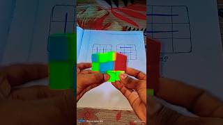 3x3 RUBIKS CUBE EASY TRICK VIRAL TRENDING SHORTS [upl. by Farlay]