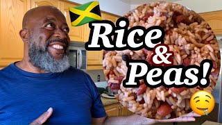 How to make Jamaican RICE and PEAS [upl. by Deste561]