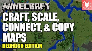 Minecraft Bedrock  Craft Scale Connect amp Copy Maps Tutorial XboxMCPEWindows 10  Switch [upl. by Zola]