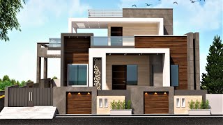 North East Corner Plot House Plans amp 3D Design  Beautiful Corner 2 Bedroom Home Floor Plans Designs [upl. by Midan]